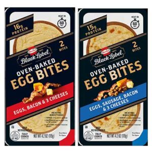 Free HORMEL BLACK LABEL Egg Bites with Bacon and three cheeses