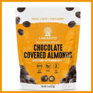 Free Lakanto Chocolate Covered Almonds
