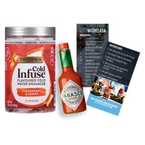 Free Tabasco Sauce and Twinings Cold Infuse