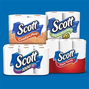 Free Scott Toilet Paper or Paper Towels