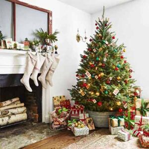 Free Full Decorated Christmas Tree