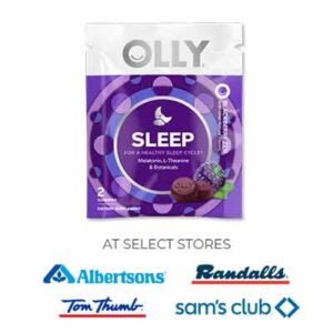 Free Olly Sleep at Albertsons and Sam`s Club