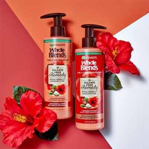 Free Garnier Whole Blends Sulfate Free Red Rose Extract & Vinegar Remedy Collections