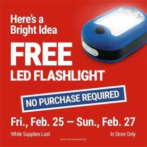 Free LED Flashlight