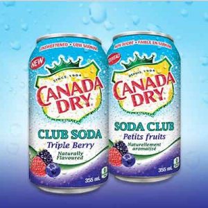 Free Canada Dry Triple Berry Club Soda