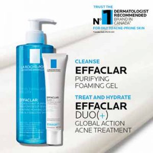 Free La Roche-Posay Effaclar Purifying Foaming Gel and Duo (+) Global Acne Treatment