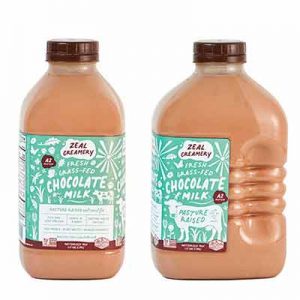 Free Zeal Creamery Fresh Grass-Fed Chocolate Milk