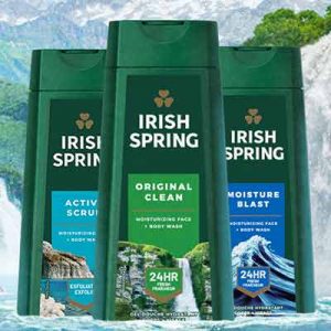 Free Irish Spring Hygiene Products