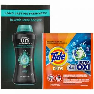 Free Tide Pods and Downy Unstopables