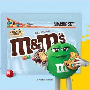 Free M&M’S Crunchy Cookie Chocolate Candy Sample