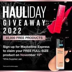 Free Full-Sized Maybelline Product