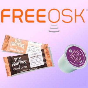 Free Member's Mark French Roast Coffee Pods and Vital Proteins - Jennifer Aniston Protein + Collagen Bars