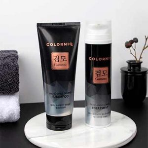 Free GUMMO Grey Hair Darkening Shampoo & Treatment Set