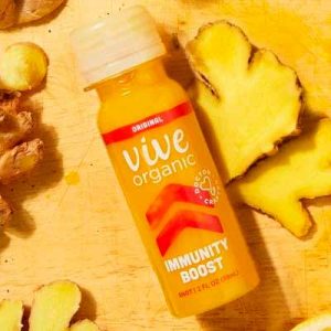 Free Vive Organic Immunity Boost Original Ginger & Turmeric Shot