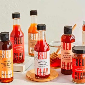 Free Red Clay Hot Sauce or Hot Honey