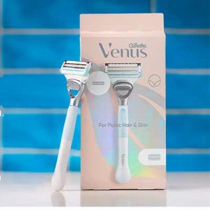 Free Gillette Venus Pubic Hair & Skin Razor and 2-in-1 Cleanser + Shave Gel