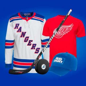 Free NHL Jerseys, Hats, Keychains, Coozies, Shirts, and more