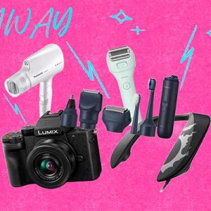 Free Panasonic Lumix G100 Wearable Gaming Speaker, a Hair Dryer, and more