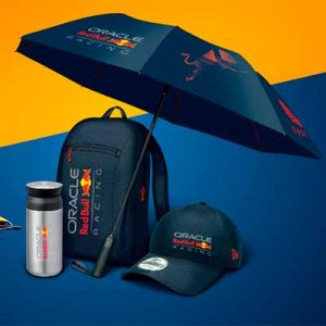 Free Backpack, Hat, Stainless Steel Tumbler, and Umbrella From Red Bull Racing