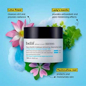 Free Belif Aqua Bomb Makeup Removing Cleansing Balm
