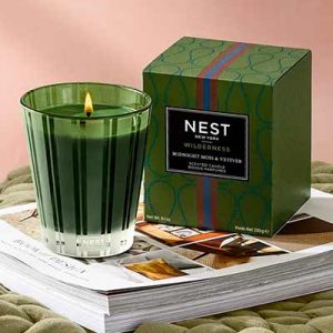 Free Midnight Moss & Vetiver Classic Candle and a Bearaby Velvet Weighted Napper