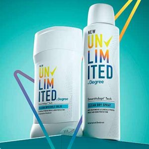 Free Degree Unlimited Antiperspirant Deodorant