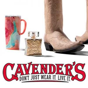 Free Pair of Women’s Cavender’s Boots, Perfume and Swig Tumbler