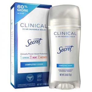 Free Secret Clinical Strength Completely Clean