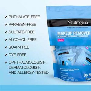 Free Neutrogena Makeup Remover Ultra-soft Cleansing Towelettes