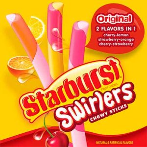 Free Starburst Swirlers Chewy Candy Sticks