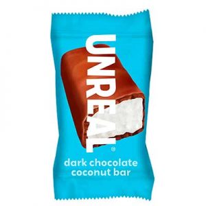 Free Unreal Dark Chocolate Coconut Bars, Tate’s Bake Shop Chocolate Chip Cookies and Member’s Mark Better Nut Bar