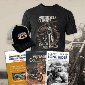 Free Motorcycle Classics Hat and T-shirt