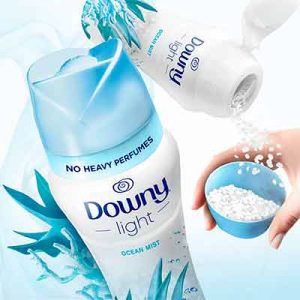 Free Downy Light Ocean Mist, Tide Pods, Downy Unstopables and Cascade Platinum Plus