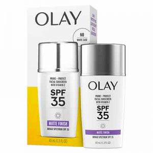 Free Olay Prime + Protect Facial Sunscreen With Vitamin C SPF 35