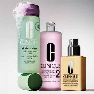 Free Clinique 3-Step Skincare Trial Kit