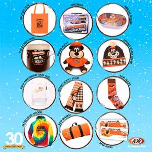 A&W Prize Pack Including a Beanie, a Blanket, a Tote, and Socks