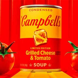Free CAMPBELL’S Grilled Tomato Soup and Grilled Cheese Soup Cans