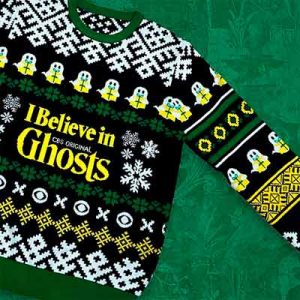 Free CBS Ghosts-Themed Sweater