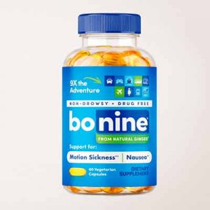 Free Bonine Ginger Root Extract Liquid Capsules