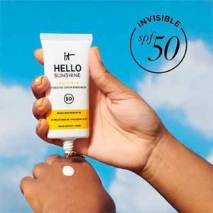 Free Hello Sunshine Invisible Sunscreen For Face SPF 50