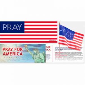 Free PRAY Flag and Bumper Sticker