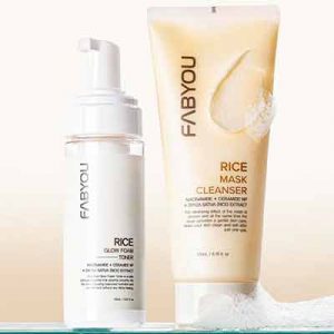 Free FABYOU Rice Mask Cleanser + Rice Glow Foam Toner