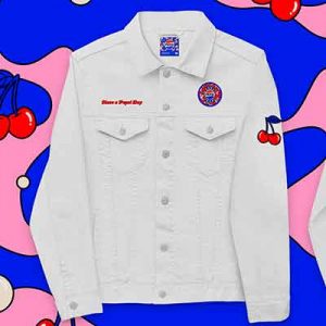 Free limited edition Pepsi Wild Cherry & Cream denim jacket