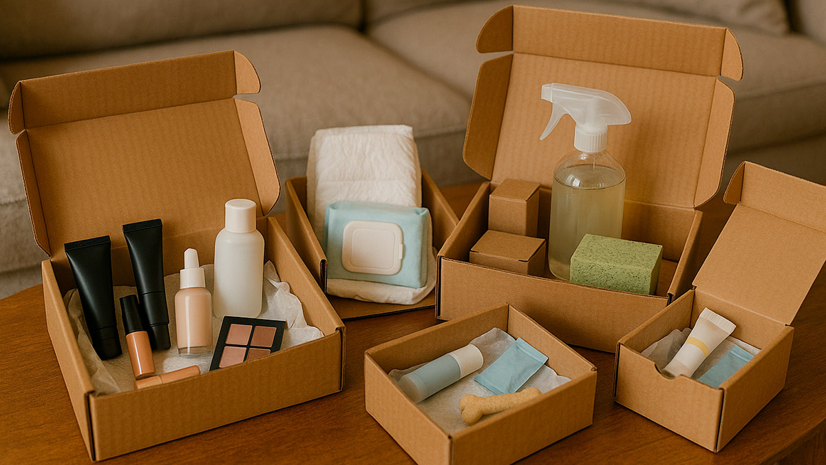 Curated free sample boxes by mail in the USA 2025