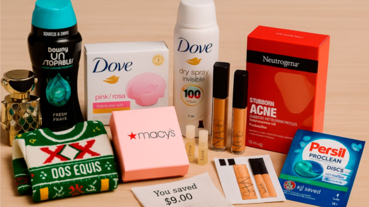 Infographic showing the value of free samples by mail in the USA 2025